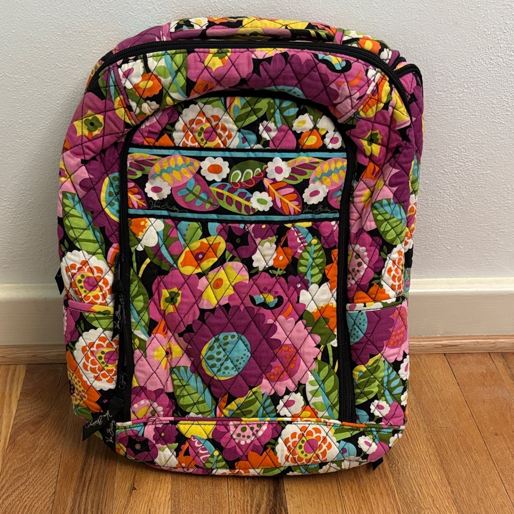 Vera Bradley Laptop Backpack in Va Va Bloom